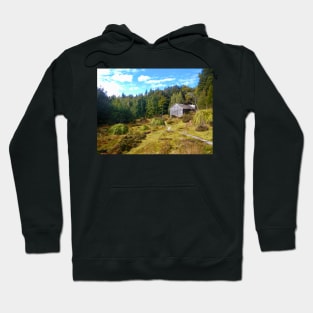 Du Cane Hut, The Overland Track Hoodie